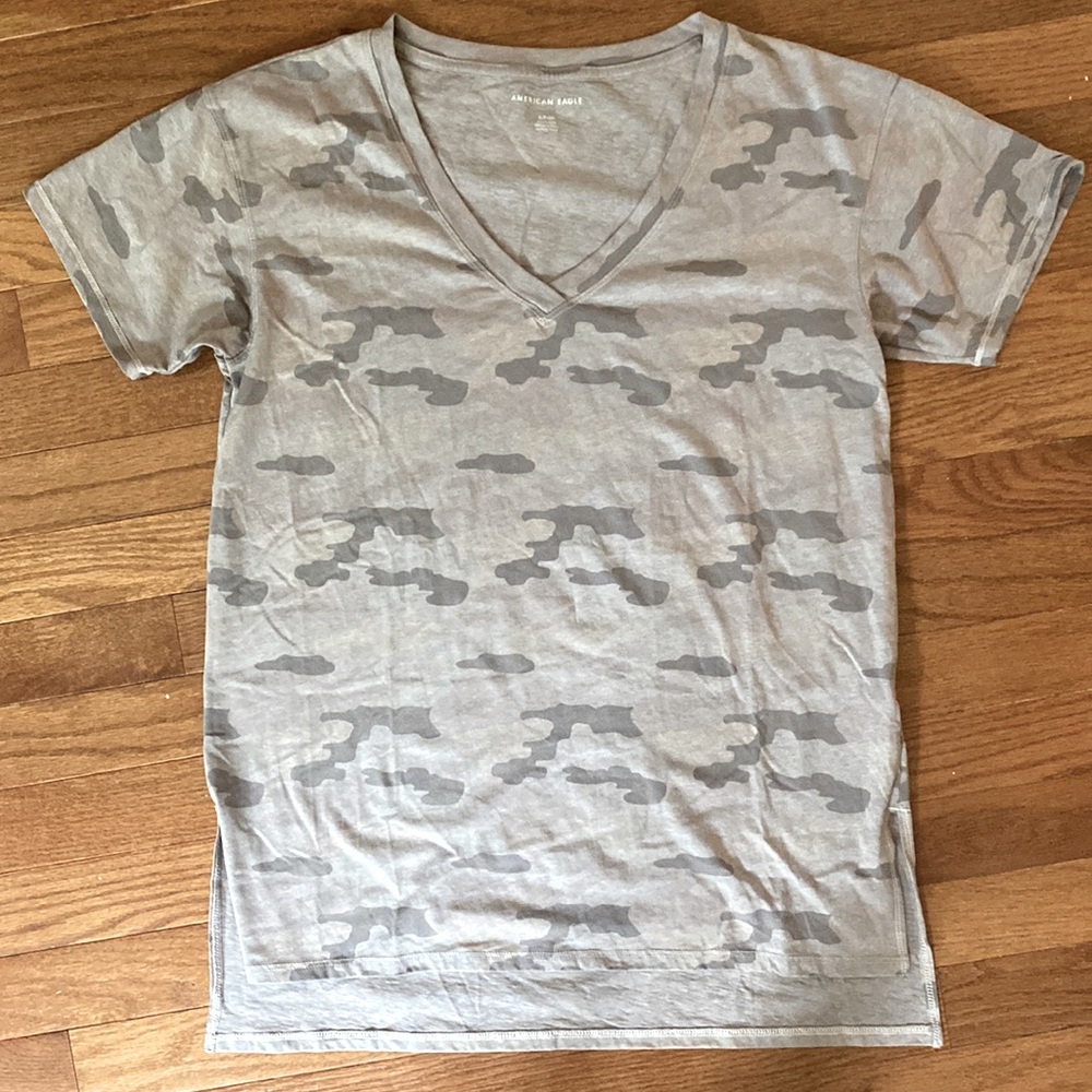American Eagle Soft & Sexy Camo Tee